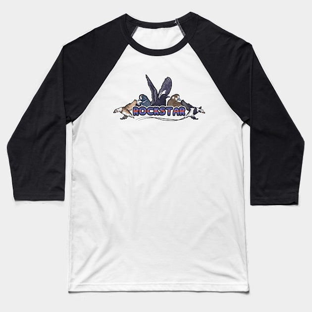 Rockstar Baseball T-Shirt by Ginboy